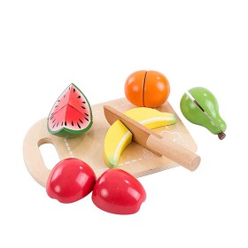 Bilde av Wood - Skära frukter med bräda 5 st