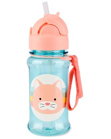 Bilde av Skip Hop Zoo Flaske Tritan Katt (Rosa)