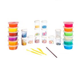 Bilde av Set med slime, glitter och pärlor 