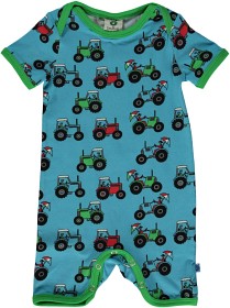 Bilde av Småfolk Bodysuit Traktor (Blå)
