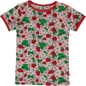 Bilde av Småfolk T-shirt Jordgubb (Coral blush)