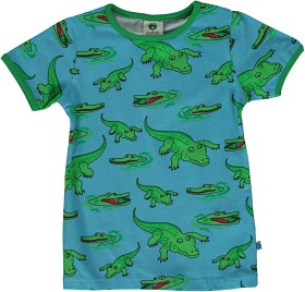 Bilde av Småfolk T-shirt Krokodil (Blå)