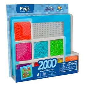 Bilde av smART Pixelator Peg Set Basic 2000 st