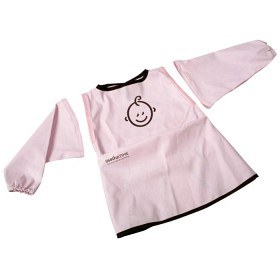 Bilde av sootheTIME Haklapp med löstagbara ärmar  (Rosa)