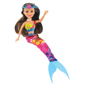 Bilde av Sparkel Girlz - Docka Sparkle Mermaid med tillbehör - Regnbågsfärgad