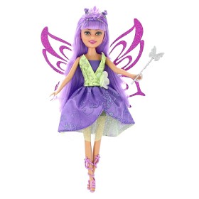 Bilde av Sparkel Girlz - Docka Summer Floral Fairy m tillbehör - Lila/Grön