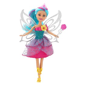 Bilde av Sparkel Girlz - Docka Summer Floral Fairy m tillbehör - Rosa/Grön