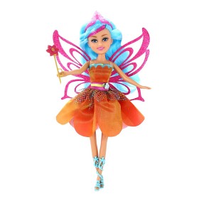 Bilde av Sparkel Girlz - Docka Summer Floral Fairy m tillbehör - Rosa/Röd