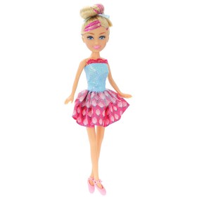 Bilde av Sparkel Girlz - 29 cm docka i strut Ballerina - Rosa/Blå