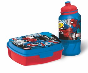 Bilde av Spiderman Matlåda + flaska Spiderman streets