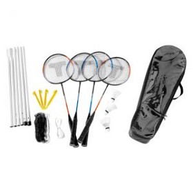 Bilde av SportMe - Badmintonset 4 spelare med nät
