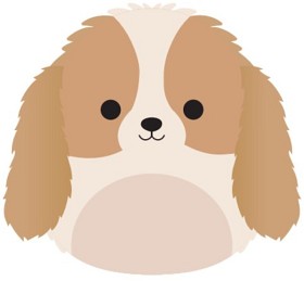 Bilde av Squishmallows Fuzz A Mallows Adela Basset Dog 40 cm