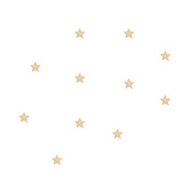 Bilde av Stickstay Väggdekal Stars Gold 10-pack