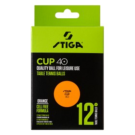 Bilde av STIGA Cup 40+ Ping-pong ball 12-pakning (Oransje)