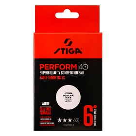 Bilde av STIGA Perform 40+ Ping-pong ball 6-pakning (Hvit)