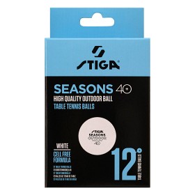 Bilde av STIGA Seasons Outdoor Ping-pong ball 12-pakning (Hvit)