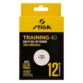 Bilde av STIGA Training 40+ Ping-pong ball 12-pakning (Hvit)