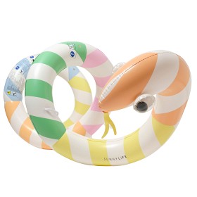 Bilde av Sunnylife Oppblåsbar Jätteorm Noodle (Sorbet Stripe)