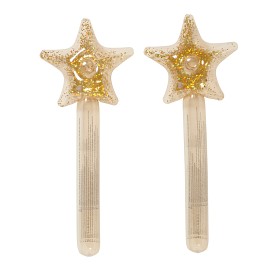 Bilde av Sunnylife Kids Oppblåsbart Trollspö Star 2-pakkning (Princess Swan/Gold)