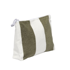 Bilde av Sunnylife Terry Strandnecessär (Vacay Olive Stripe)
