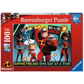 Bilde av Ravensburger - Pussel Superhjältarna XXL 100 bitar
