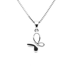 Bilde av Sweethearts Barnhalsband i silver (Fjäril)