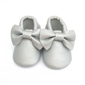 Bilde av Sweethearts Moccasin Rosett (Silvergrå)