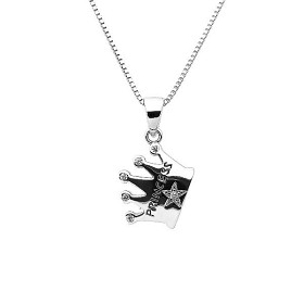 Bilde av Sweethearts Barnhalsband i silver (Princess med stenar)