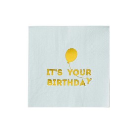 Bilde av Talking Tables BDAY Servetter 16-pack (Blå)