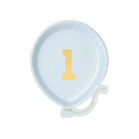 Bilde av Talking Tables BDAY Tallrikar 12-pack (Blå)