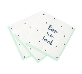 Bilde av Talking Tables Born to be Loved Servetter 20-pack