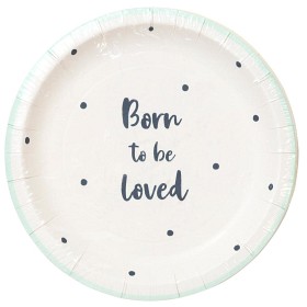 Bilde av Talking Tables Born to be Loved Tallrikar 12-pack