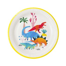 Bilde av Talking Tables Dino Papptallrik 8-pack (Dinosaurie)