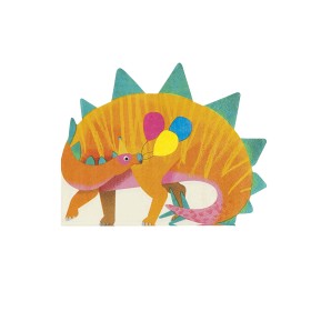 Bilde av Talking Tables Dino Servetter 16-pack (Dinosaurieformad)
