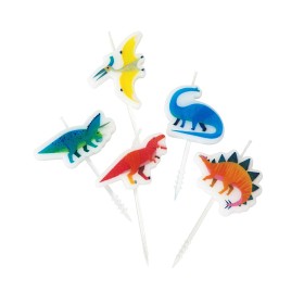 Bilde av Talking Tables Dino Tårtljus 5-pack (Dinosaurier)