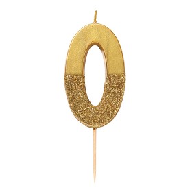 Bilde av Talking Tables Glitter Tårtljus 0 (Guld)