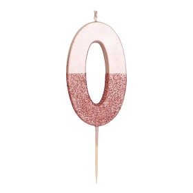 Bilde av Talking Tables Glitter Tårtljus 0 (Rose gold)