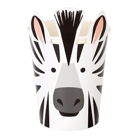 Bilde av Talking Tables Party Animals Zebra Muggar 8 st