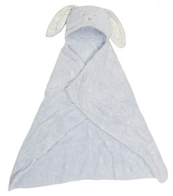 Bilde av Teddykompaniet Babycape Frotté Kanin (Blå)