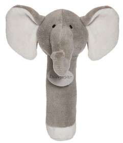 Bilde av Teddykompaniet Diinglisar Organic Rangle (Elefant)