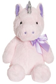 Bilde av Teddykompaniet Enhörning med rosett 60 cm (Rosa)