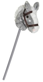 Bilde av Teddykompaniet Käpphäst Pricken 70 cm (Grå)