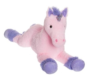 Bilde av Teddykompaniet Liggande enhörning 100 cm (Rosa)