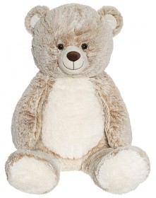 Bilde av Teddykompaniet Sittande nalle 100 cm (Beige)