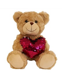 Bilde av Teddykompaniet Valentino med paljetthjärta