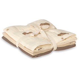 Bilde av That's Mine Bora Muslinklutene 3-pack (Bees and bears)