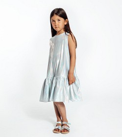 Bilde av The Tiny Universe All Gloss Kjole (Silver)