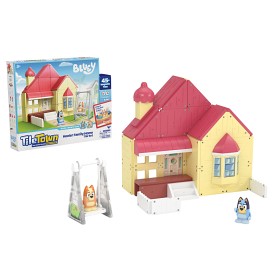 Bilde av Tile Town Bluey Familjens Hus Magnetisk byggesett 46-deler