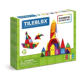 Bilde av Tileblox Rainbow 42-delar