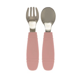 Bilde av Tiny Tot Sked & Gaffel (Blush)